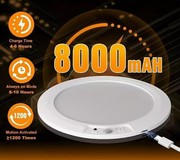 Стельовий світильник з пультом і датчиком руху, акумулятор 8000мА·год, 5 температур світла, таймер