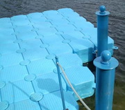 Модульные понтоны,  Причал для гидроцикла,  Пластмасовые пирсы