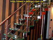Лестницы интерьерные,  наружные,  разнообразных конструкций