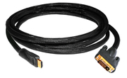 Цифровой кабель HDMI штекер > DVI штекер для удаленных источников,  сер